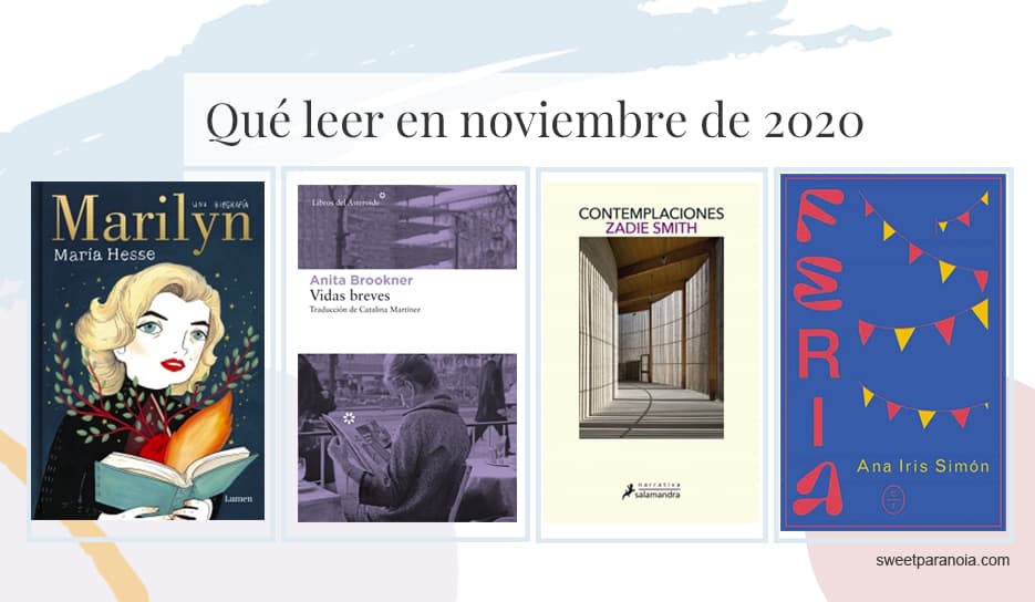 Novedades literarias noviembre 2020